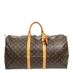 Brown Canvas Louis Vuitton Keepall