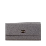 Grey Leather Salvatore Ferragamo Wallet