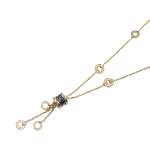 Beige Rose Gold Bvlgari Necklace