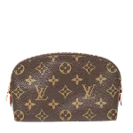 Brown Canvas Louis Vuitton Cosmetic Pouch