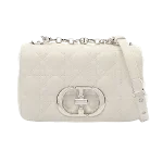 White Leather Dior Shoulder Bag