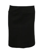 Black Wool Joseph Skirt