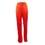 Orange Satin MSGM Pants