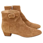 Brown Suede Sergio Rossi Boots