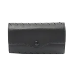 Black Leather Bottega Veneta Wallet