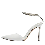 White Leather Giuseppe Zanotti Heels