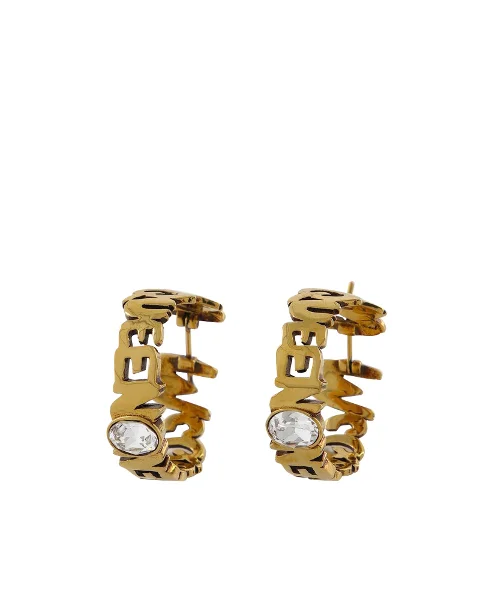 Gold Metal Alexander McQueen Earrings
