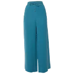 Blue Silk Loro Piana Pants