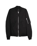 Black Polyester Coach Jacket