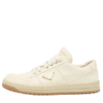 Beige Leather Prada Sneakers