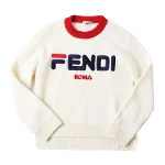 White Canvas Fendi Sweater