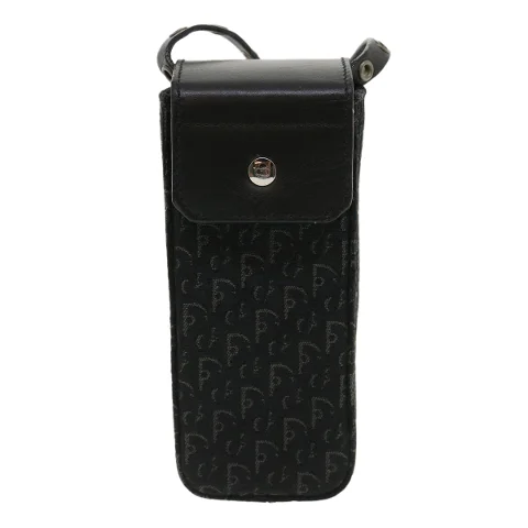 Black Fabric Dior Crossbody Bag
