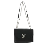 Black Leather Louis Vuitton MyLockMe