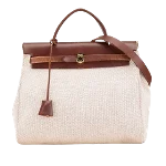 Brown Canvas Hermès Herbab