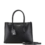 Black Leather Kate Spade Handbag