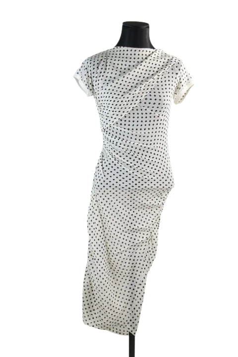 White Silk Balenciaga Dress
