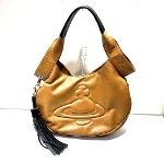 Brown Fabric Vivenne Westwood Shoulder Bag