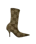 Beige Fabric Gucci Boots