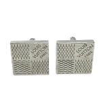 Silver Metal Louis Vuitton Cufflinks