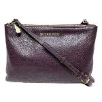 Purple Leather Michael Kors Shoulder Bag