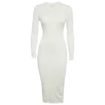 White Fabric Fendi Dress