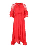 Red Silk Dodo Bar Or Dress