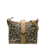 Brown Canvas Yves Saint Laurent Shoulder Bag