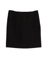 Black Wool Tom Ford Skirt