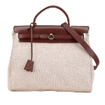 Beige Canvas Hermès Herbab