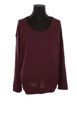 Burgundy Cotton Majestic Filatures Top