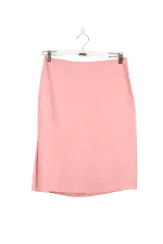 Pink Silk Jil Sander Skirt