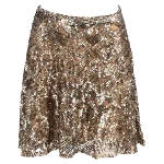 Gold Fabric Ralph Lauren Skirt