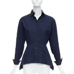 Navy Cotton Alaïa Shirt