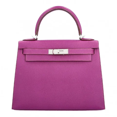 Purple Leather Hermès Kelly