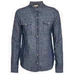 Blue Cotton Burberry Shirt