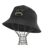 Black Cotton Hermes Hat