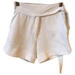 White Fabric IRO Shorts