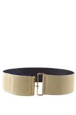 Beige Leather Yves Saint Laurent Belt