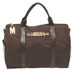 Brown Leather Moschino Handbag