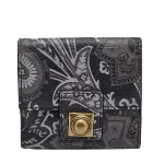 Black Leather Etro Wallet
