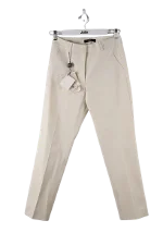 White Cotton Max Mara Pants