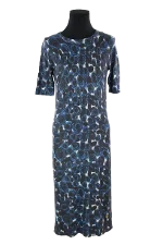 Blue Viscose Moschino Dress