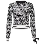 Black Fabric Fendi Sweatshirt
