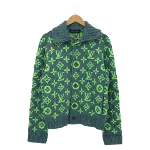 Green Canvas Louis Vuitton Cardigan