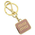 Gold Metal Miu Miu Key Chain