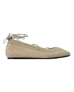 Beige Cotton Isabel Marant Flats