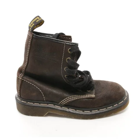 Brown Leather Dr. Martens Boots