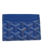 Blue Leather Goyard Wallet