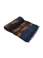 Navy Cotton Marc Jacobs Scarf