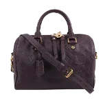 Purple Leather Louis Vuitton Speedy